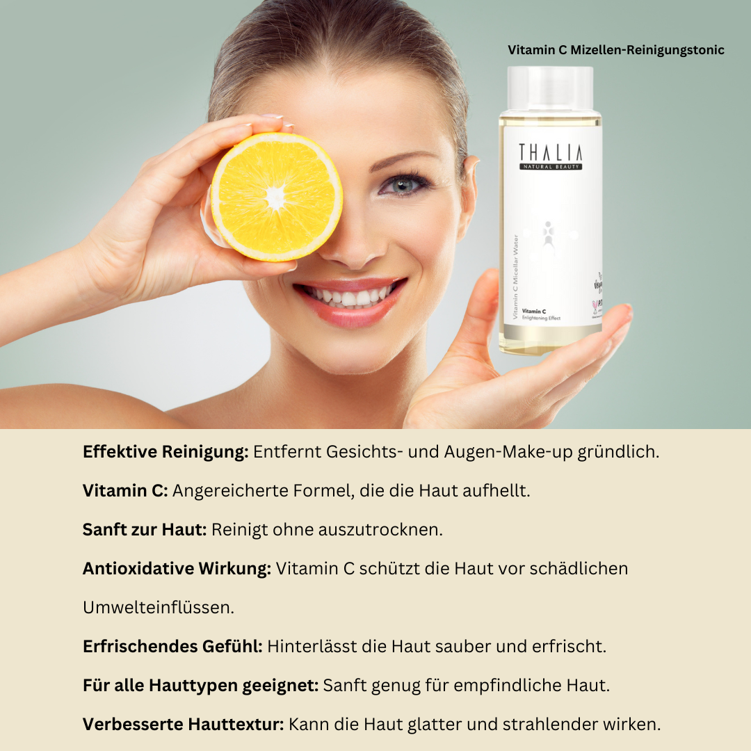 1 + 1 Gratis - Vitamin C Mizellen-Reinigungstonic à 300ml