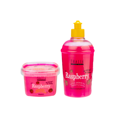 Cocktail Körperpeeling & Duschgel - Himbeere