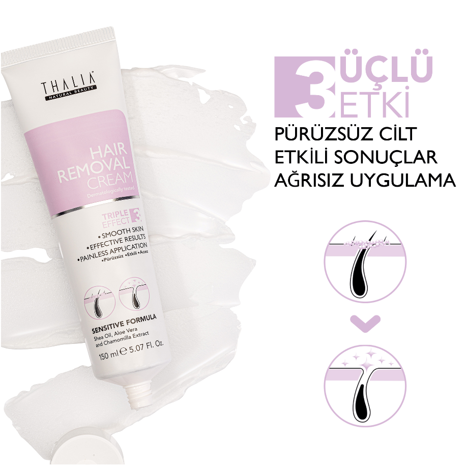 1 + 1 Gratis Aloe Vera & Kamille Enthaarungscreme 150ml