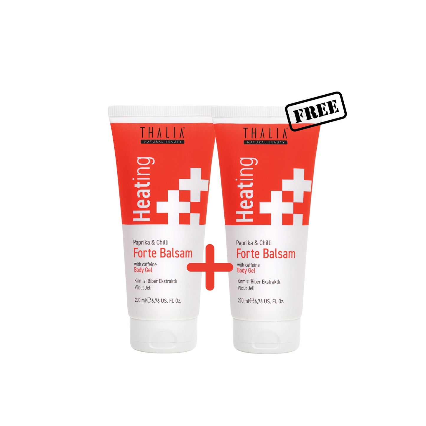 1 + 1 Gratis Paprika & Chilli Massagegel/ Forte Balm 200ml