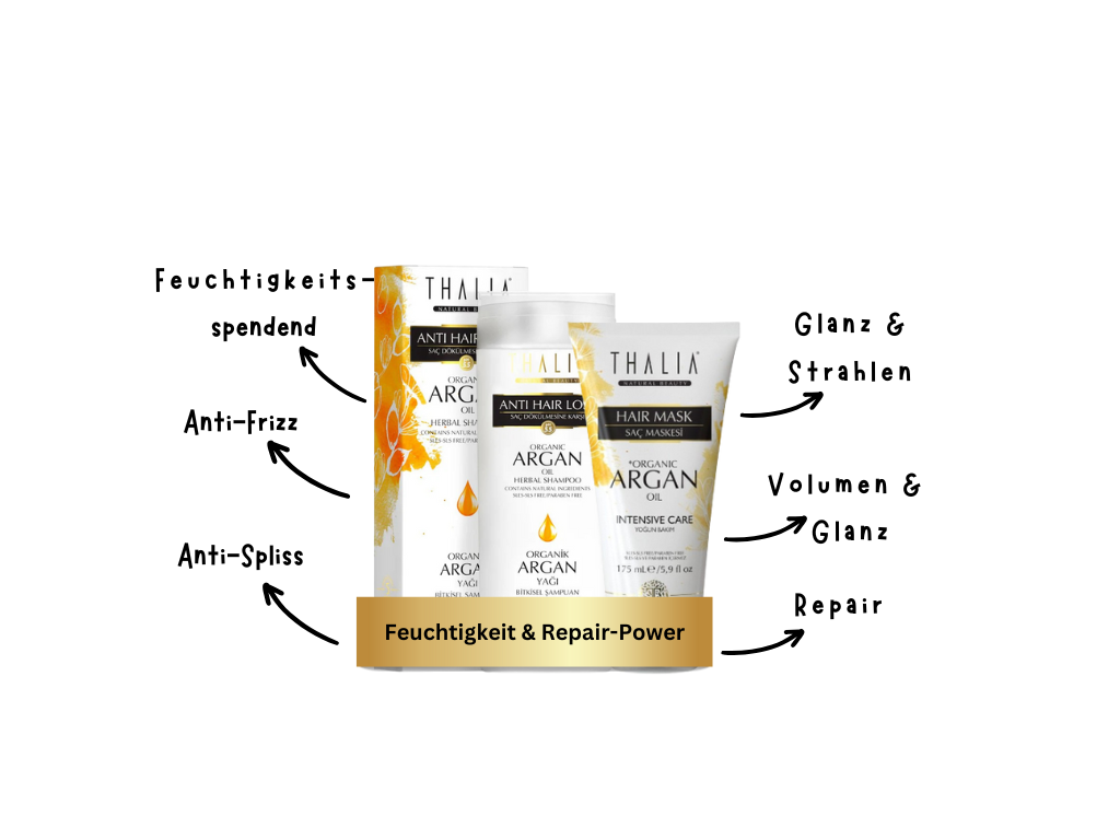 DuoSet Bio-Arganöl Shampoo 300ml + Bio-Arganöl & Macadamia Haarmaske 175ml