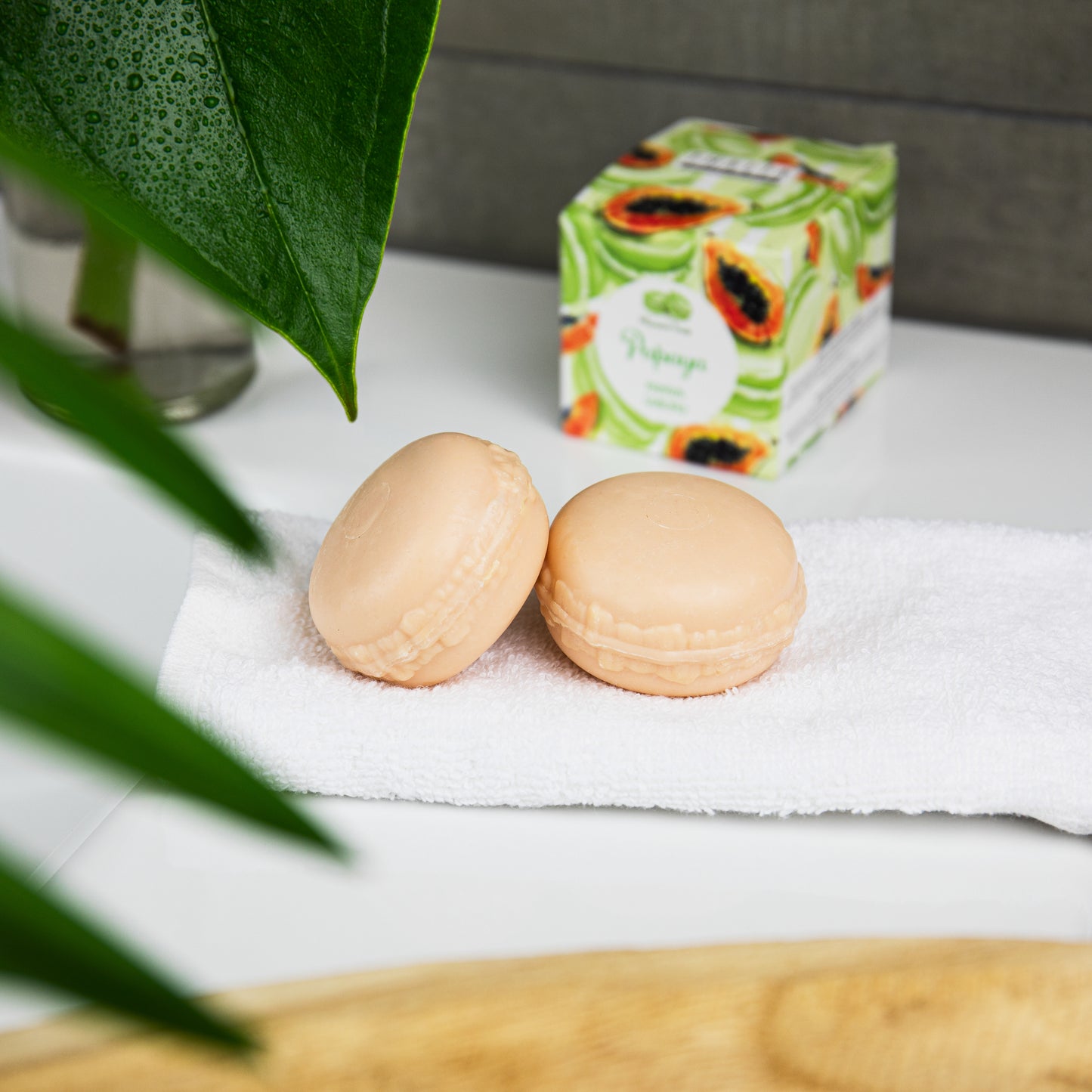 Papaya Macaron Seife 100g