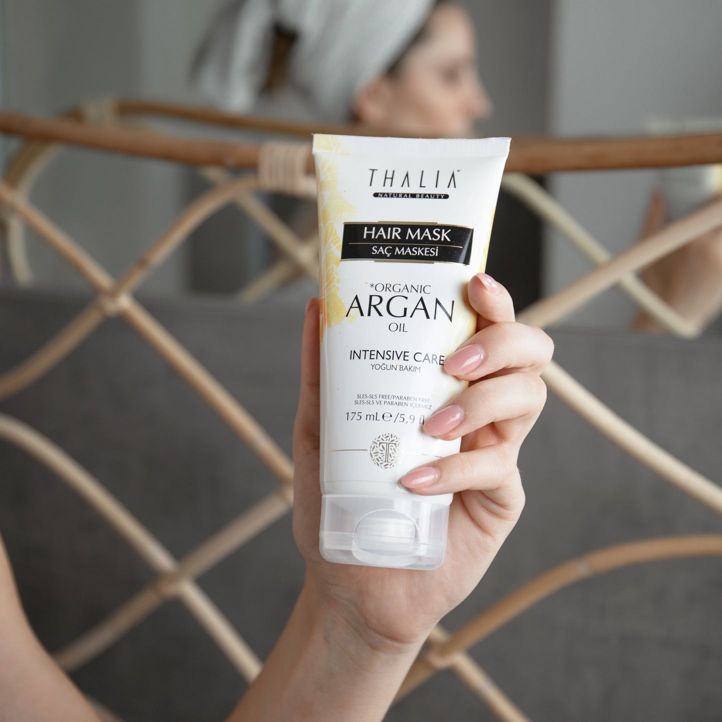 Bio-Arganöl & Macadamia Butter Haarmaske 175ml