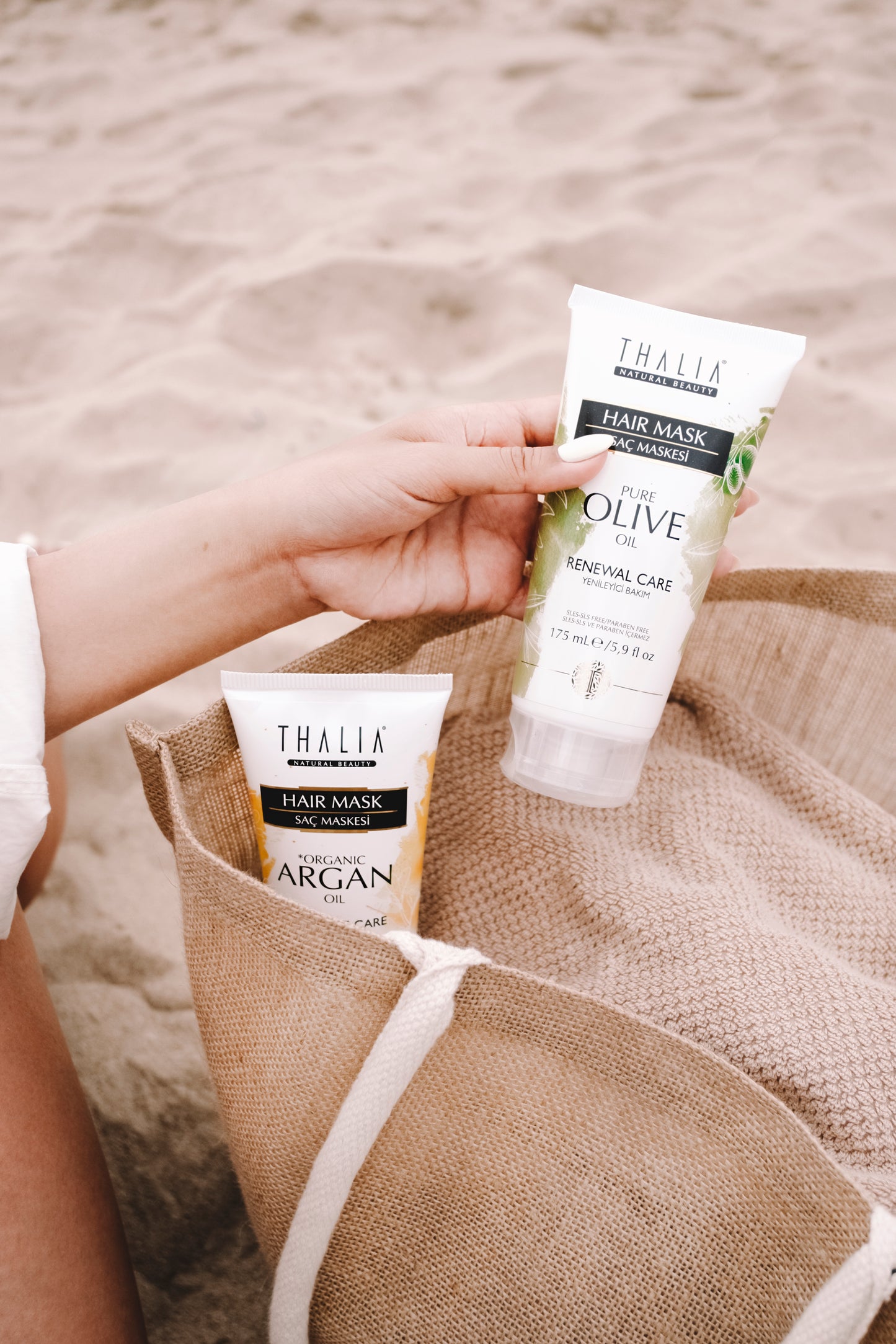 Bio-Olivenöl & Macadamia-Butter Haarmaske 175ml