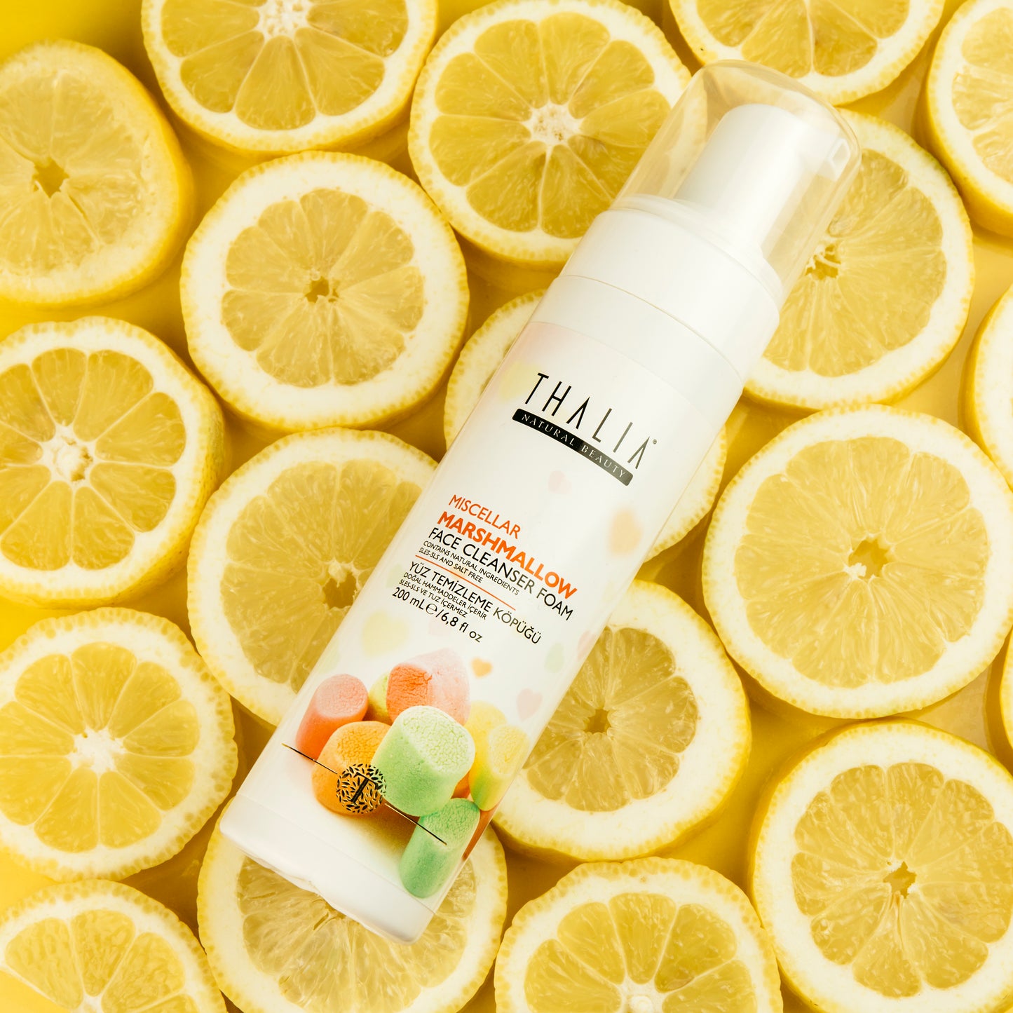 Marshmallow Mizellen Gesichtsreinigungsschaum 200ml