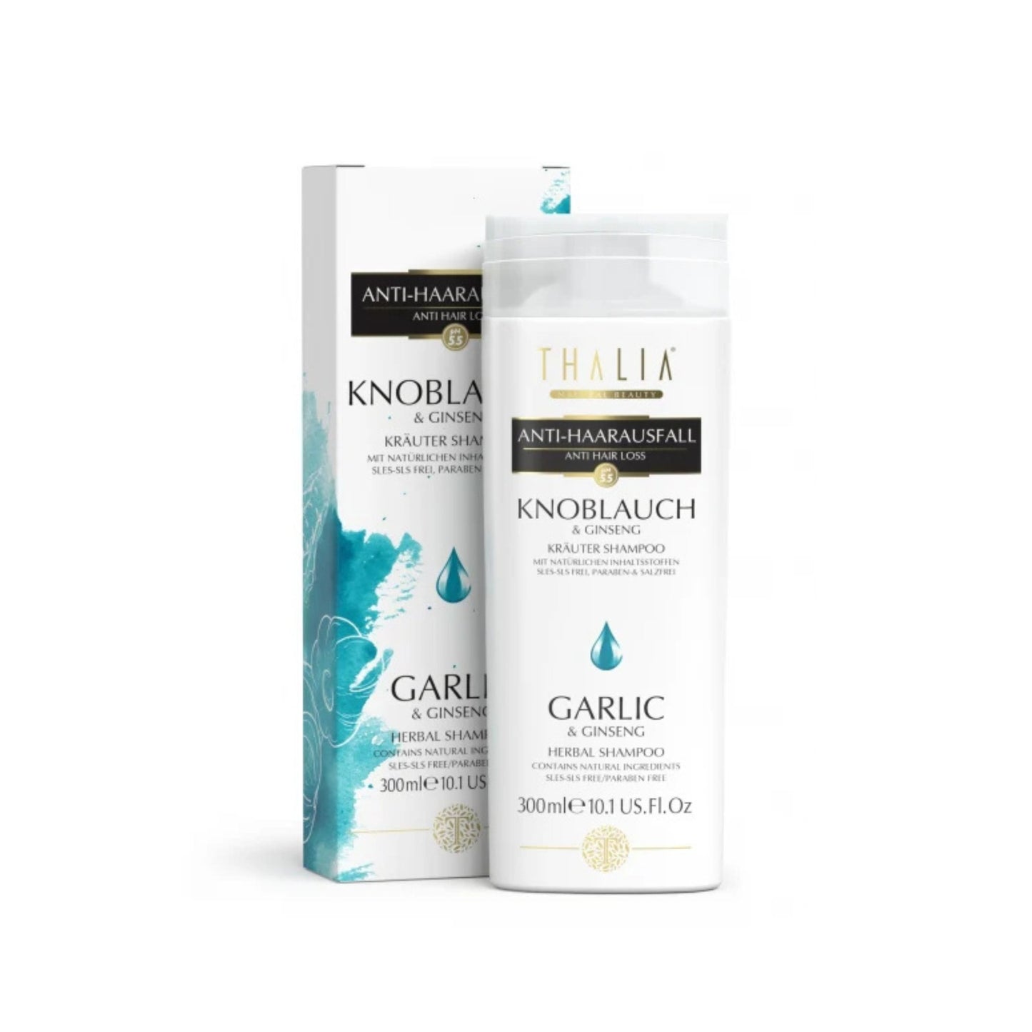 Knoblauch & Ginseng Shampoo 300ml - gegen Haarausfall