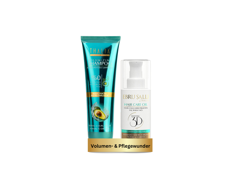 DUO-Set Avocado 3D Volumen Shampoo 300ml + Avocado 3D Volumen Haarpflegeöl 75ml