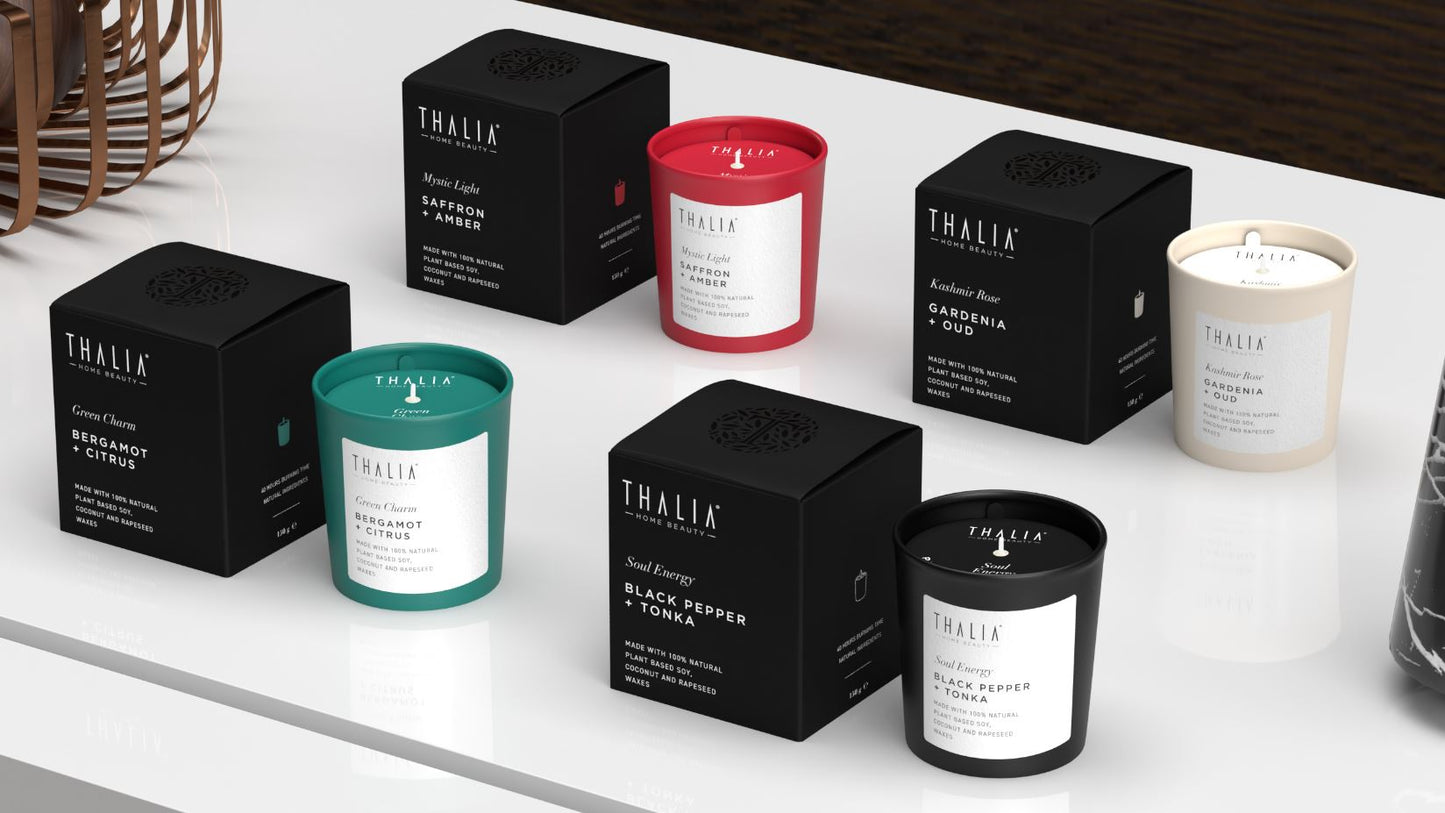 Kashmir Rose Duftkerze - Gardenia & Oud 150g