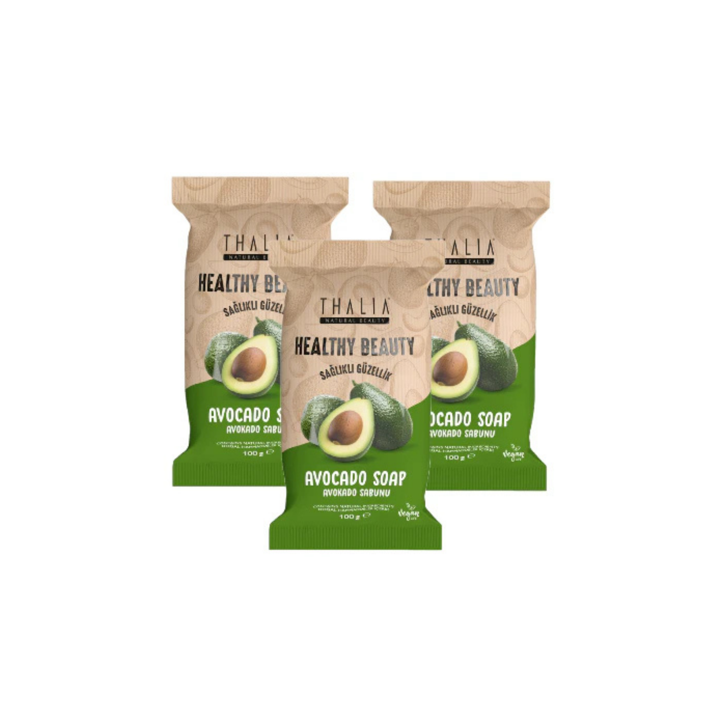 SparSet - 3x Health & Beauty Avocado Seife à 100g
