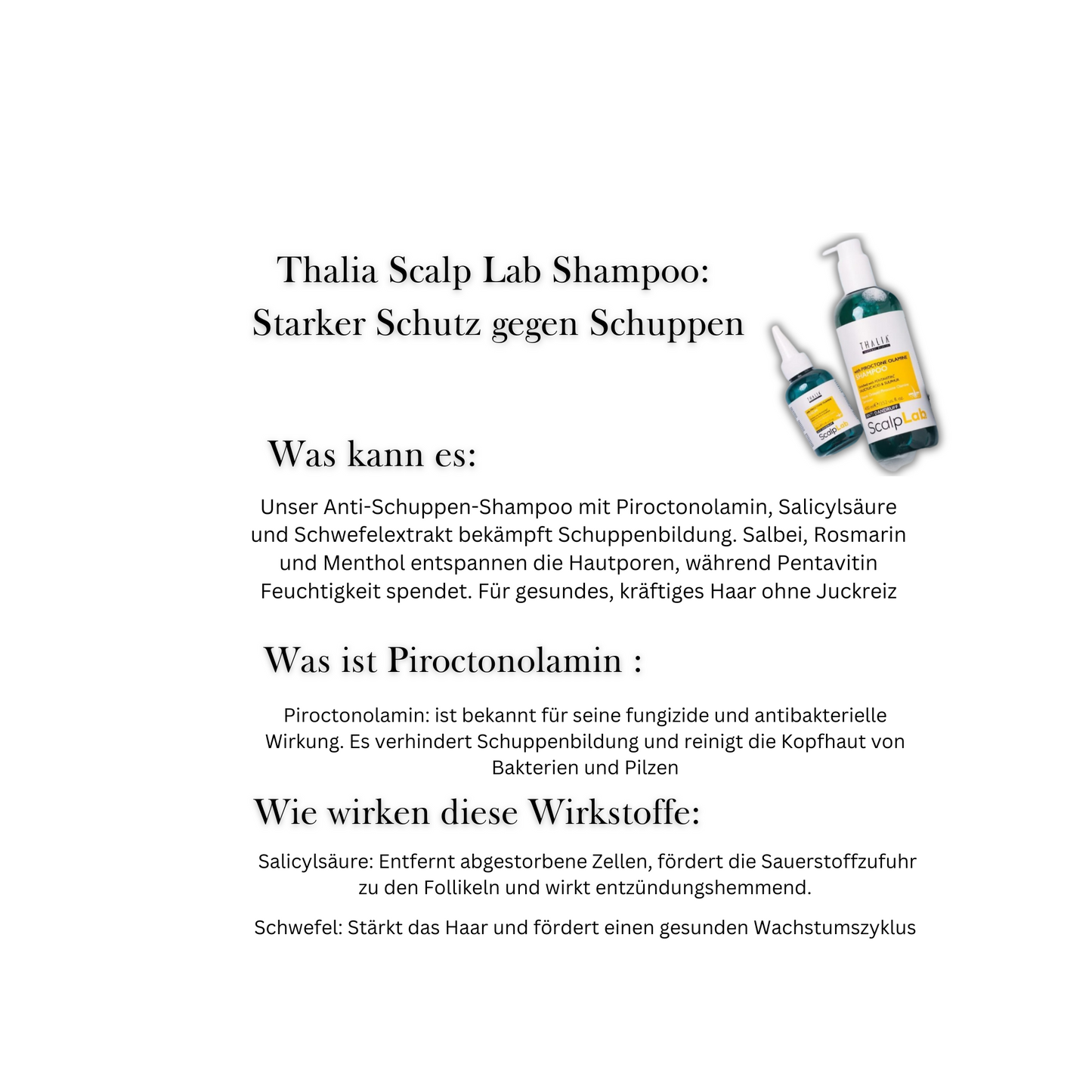 SCALP LAB Shampoo - Anti-Schuppen 400ml+ SCALP LAB Serum - Anti-Schuppen 100ml
