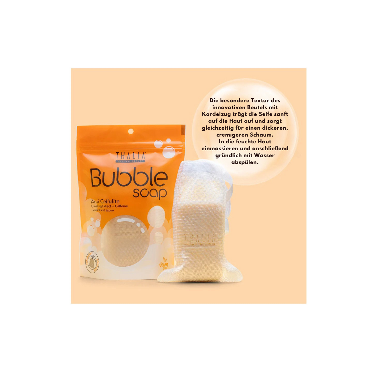 BUBBLE Serum-Seife - Anti-Cellulite 140g