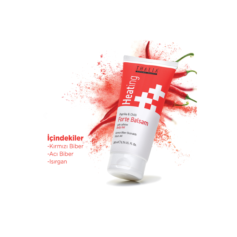 Paprika & Chilli Massagegel/ Forte Balm 200ml
