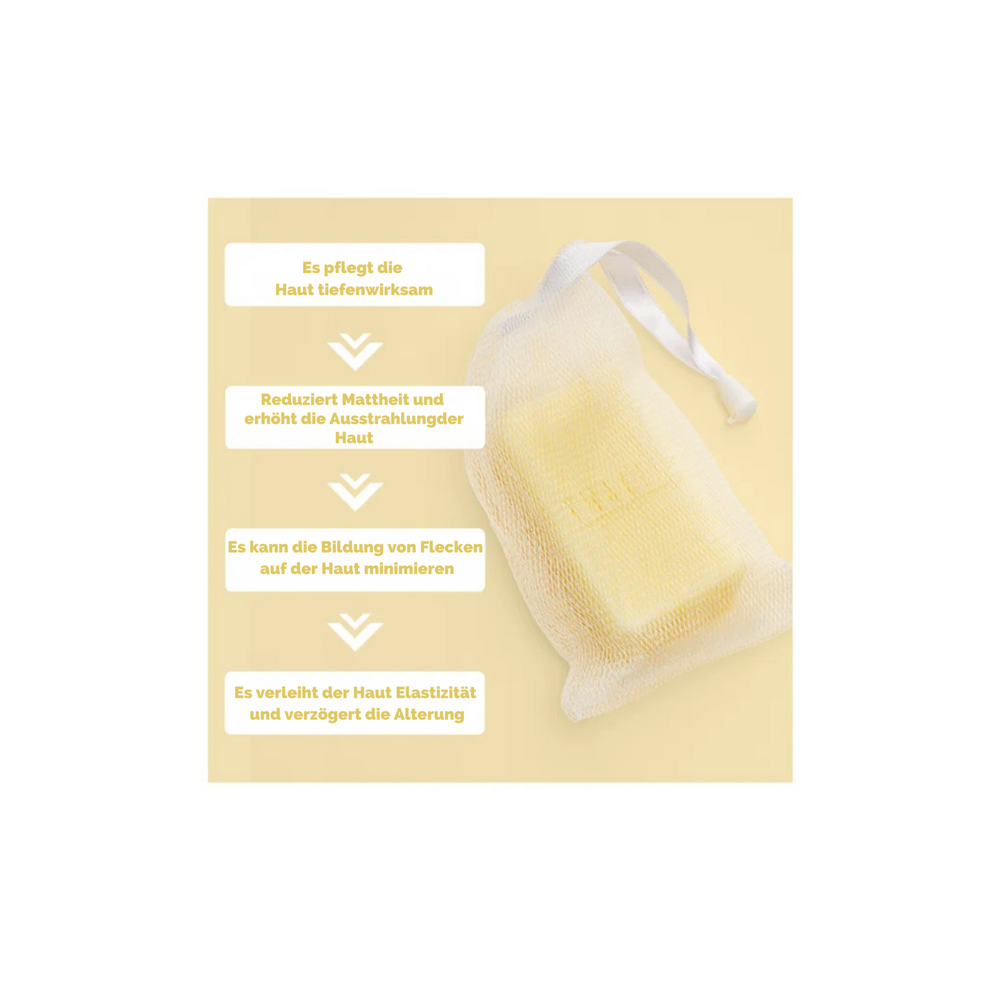 BUBBLE Serum-Seife - Vitamin & Kollagen 140g