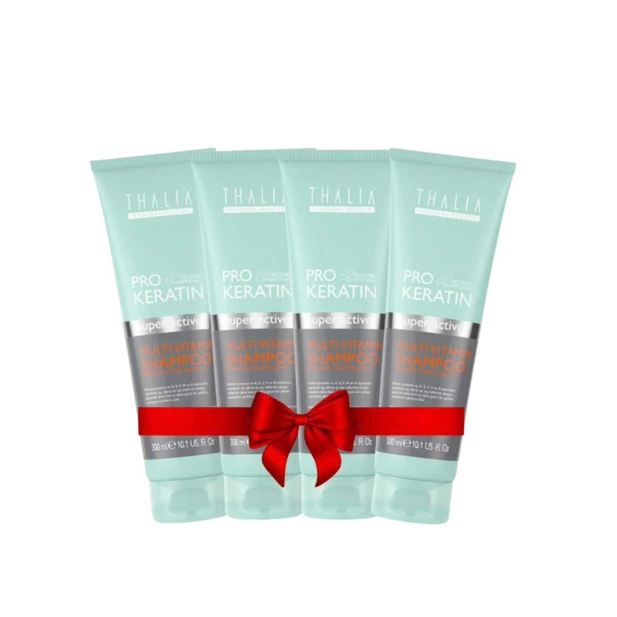 BUNDLE - 4x PRO-KERATIN Multivitamin Shampoo à 300ml (1200ml)