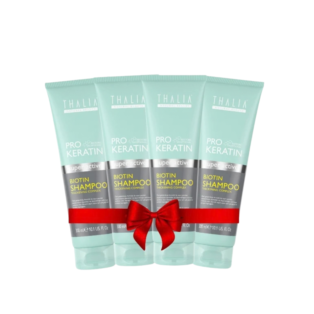 BUNDLE - 4x PRO-KERATIN Biotin Shampoo à 300ml (1200ml)