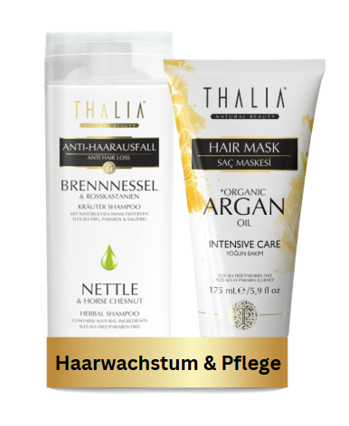 DuoSet Brennnessel Shampoo 300ml + Bio-Arganöl & Macadamia Haarmaske 175ml