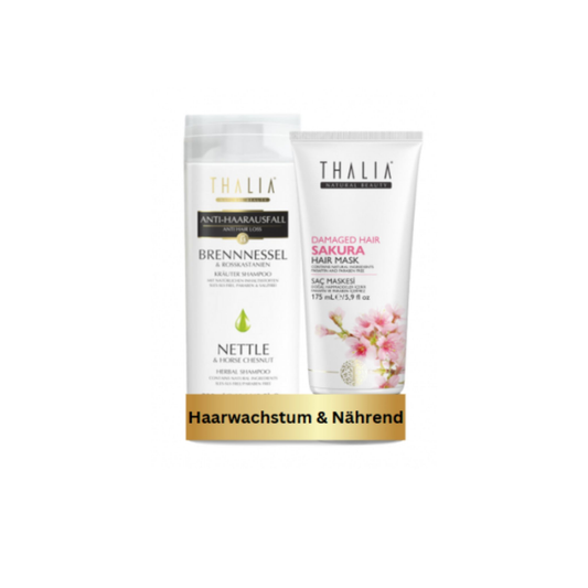DuoSet Brennnessel Shampoo 300ml + Sakura Haarmaske 175ml