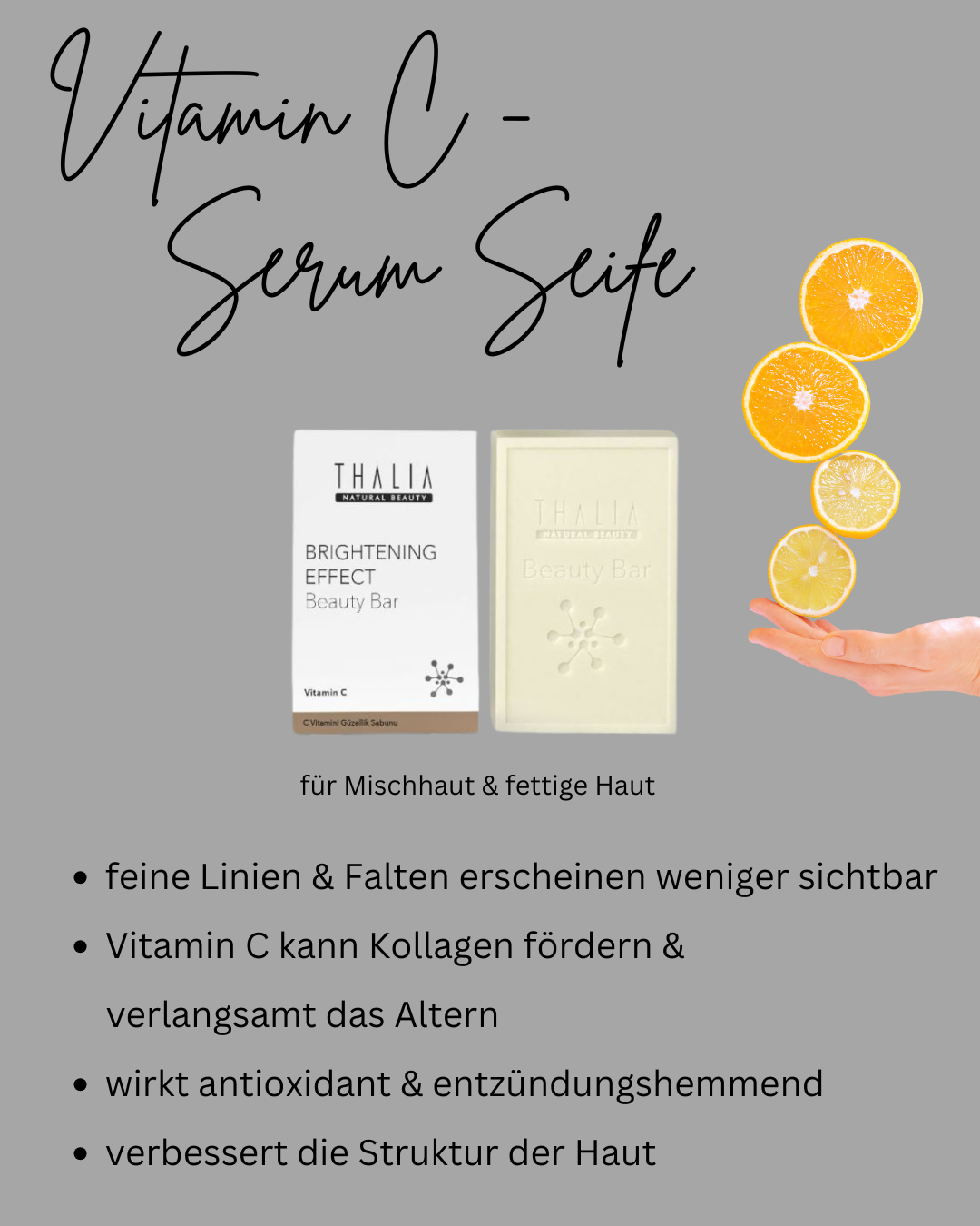 Vitamin C Serum Seife 110g
