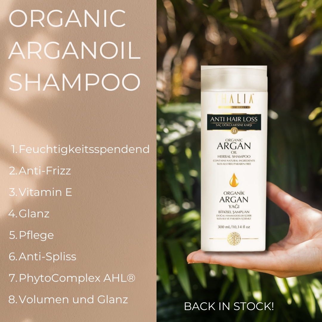 Bio-Arganöl Shampoo 300ml - für mehr Glanz & Volumen