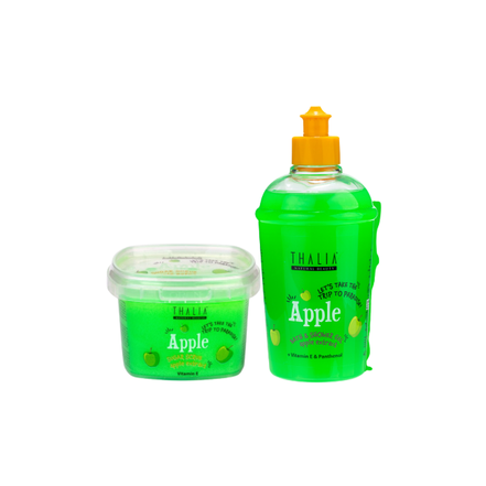 Cocktail Körperpeeling & Duschgel - Apfel