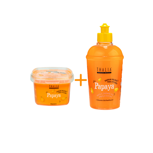 Cocktail Körperpeeling & Duschgel - Papaya