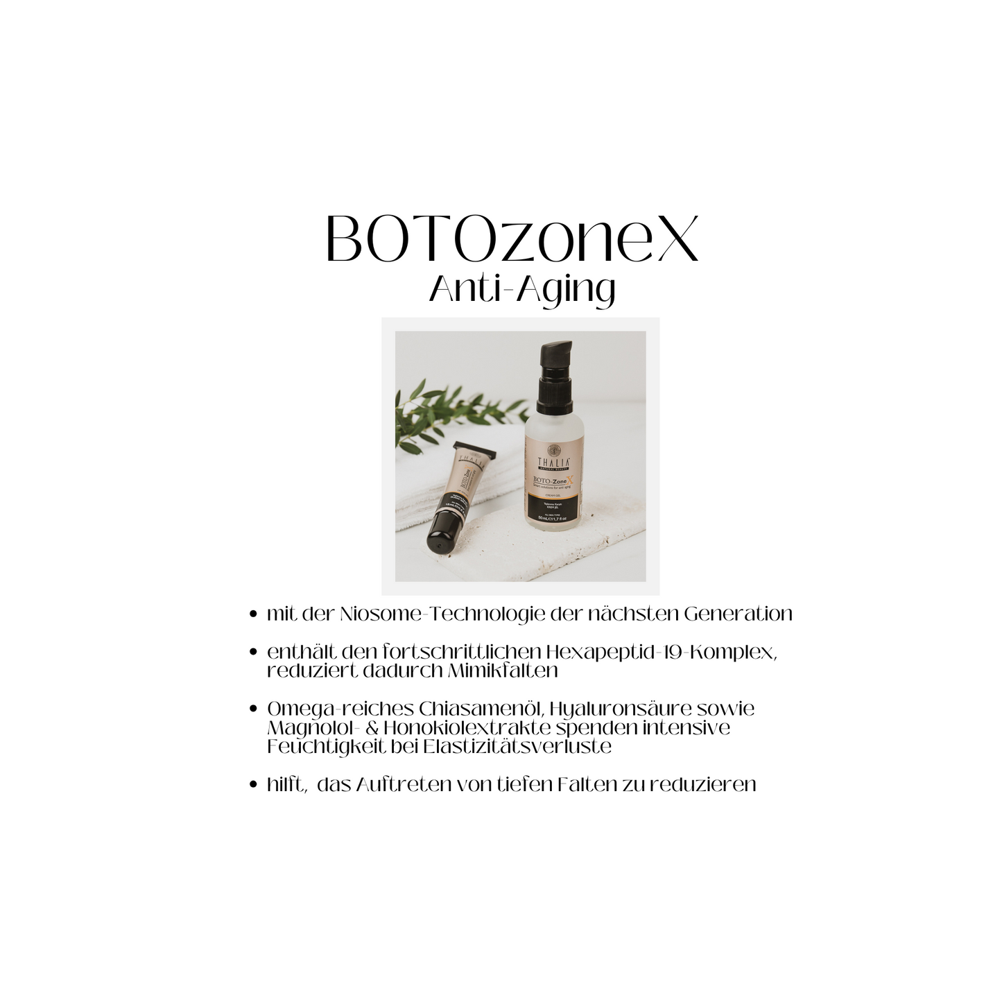 BOTOzoneX Anti-Aging Gel-Gesichtscreme 50ml