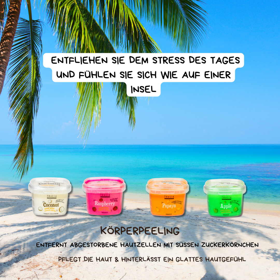 1 + 1 Gratis Cocktail Körperpeeling mit Apfelduft 300g