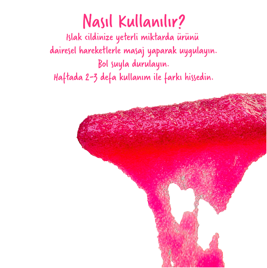 1 + 1 Gratis Cocktail Körperpeeling mit Himbeerduft 300g