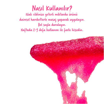 1 + 1 Gratis Cocktail Körperpeeling mit Himbeerduft 300g