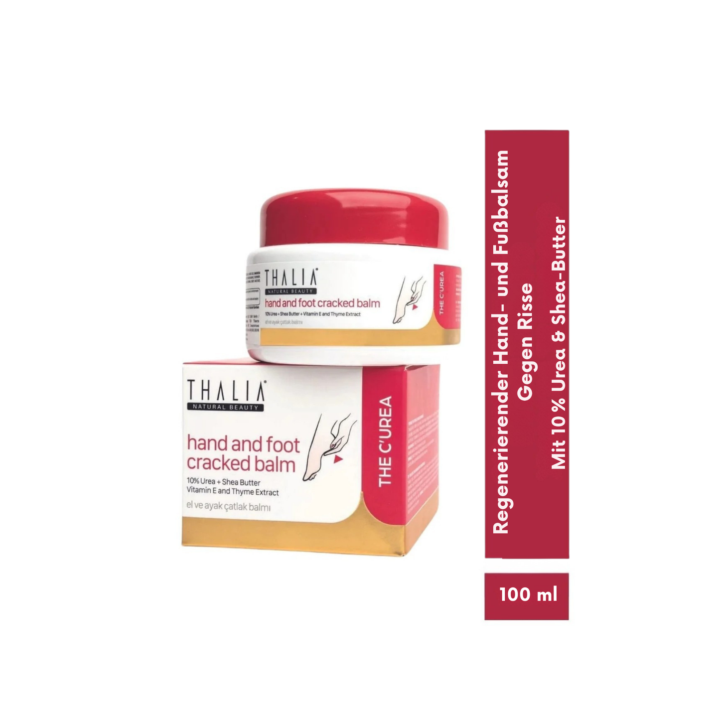 The C'urea Hand- & Fußbalsam (10% Urea) – Intensive Pflege für rissige & sehr trockene Haut 100ml