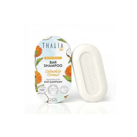 Ringelblume (Calendula) & Kokosnuss Bar (Seife) Shampoo - feuchtigkeitsspendend 115g