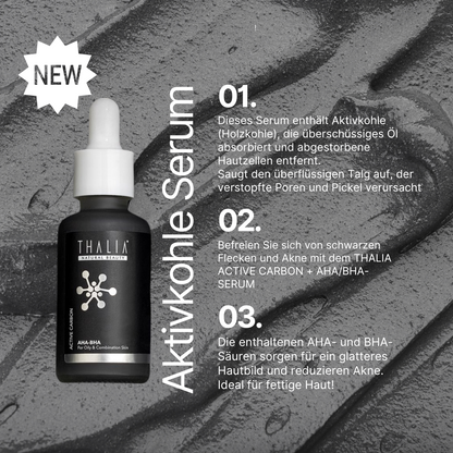 1+ 1 Gratis - Peeling-Detox-Serum mit Aktivkohle + AHA/BHA 30ml