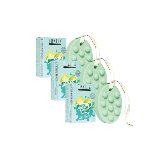 SparSet - 3x Lime Zest Massage Seife 110g