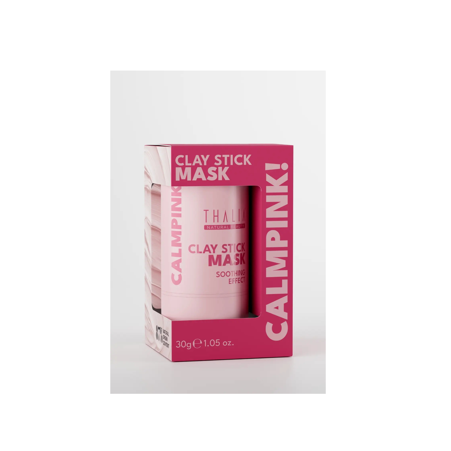 Clay Stick Mask Calm Pink! Tonerde-Stiftmaske Beruhigendes Pink! 30 g