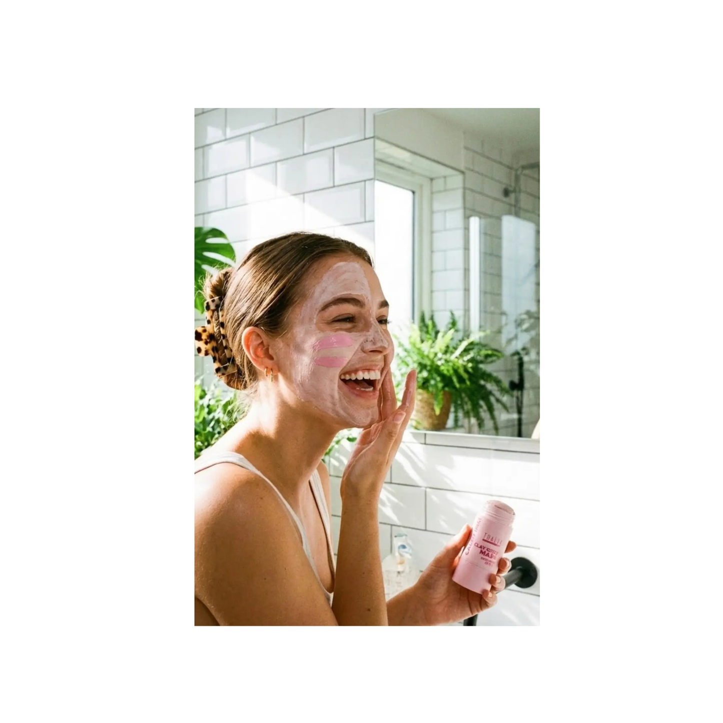 Clay Stick Mask Calm Pink! Tonerde-Stiftmaske Beruhigendes Pink! 30 g