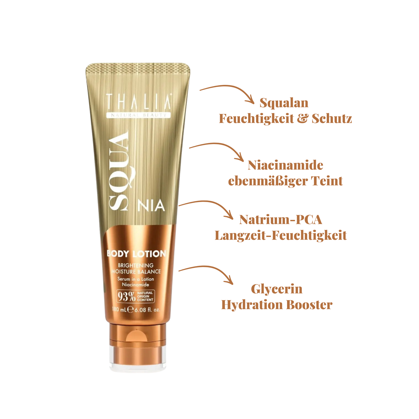 Body Lotion  Brightening Moisture Balance - KÖRPERLOTION NIA-SQUA 180 ML