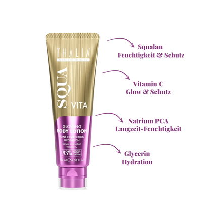 Body Lotion Glowing Tone Correction Hydration- KÖRPERLOTION VITA-SQUA 180 ML