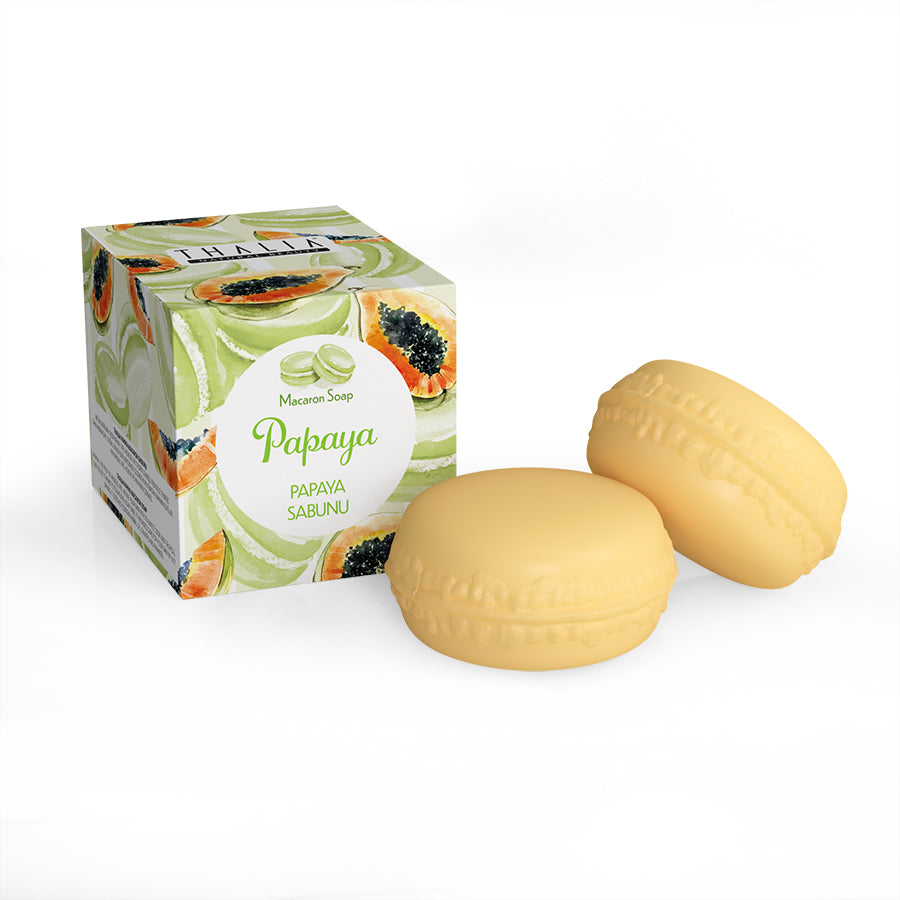 Papaya Macaron Seife 100g