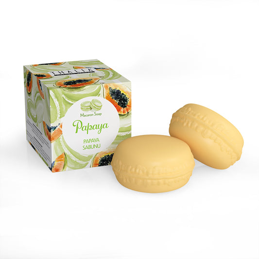 Papaya Macaron Seife 100g