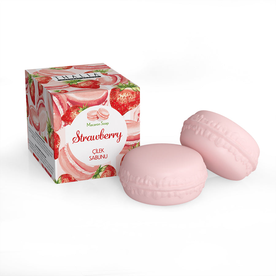Erdbeer Macaron Seife 100g