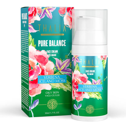 Verbene & Isländisches Moos Gesichtscreme 50ml - für fettige Haut (LSF 15)