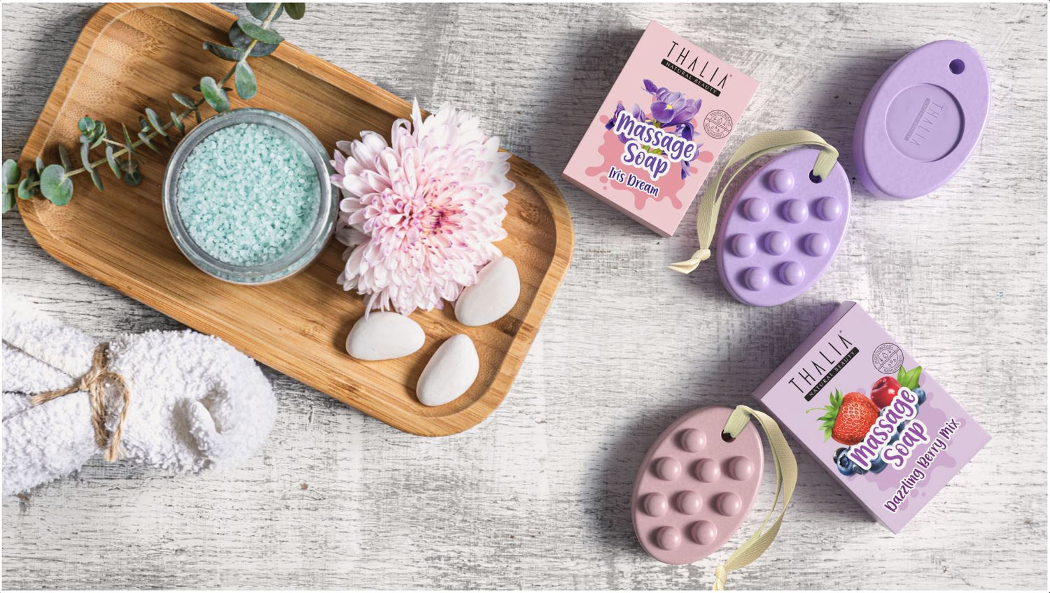 Dazzling Berry Mix Massage Seife 110g