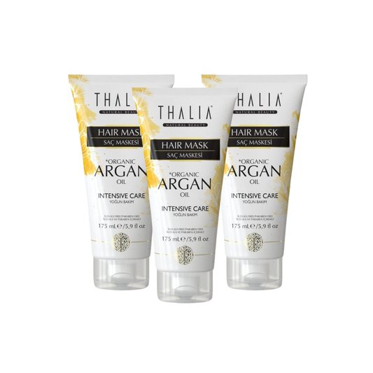 SparSet - 3x Bio-Arganöl & Macadamia Butter Haarmaske