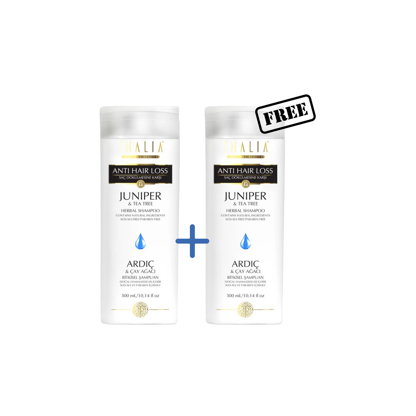 1+1 Gratis! Wacholder & Teebaum Shampoo à 300ml - gegen Schuppen