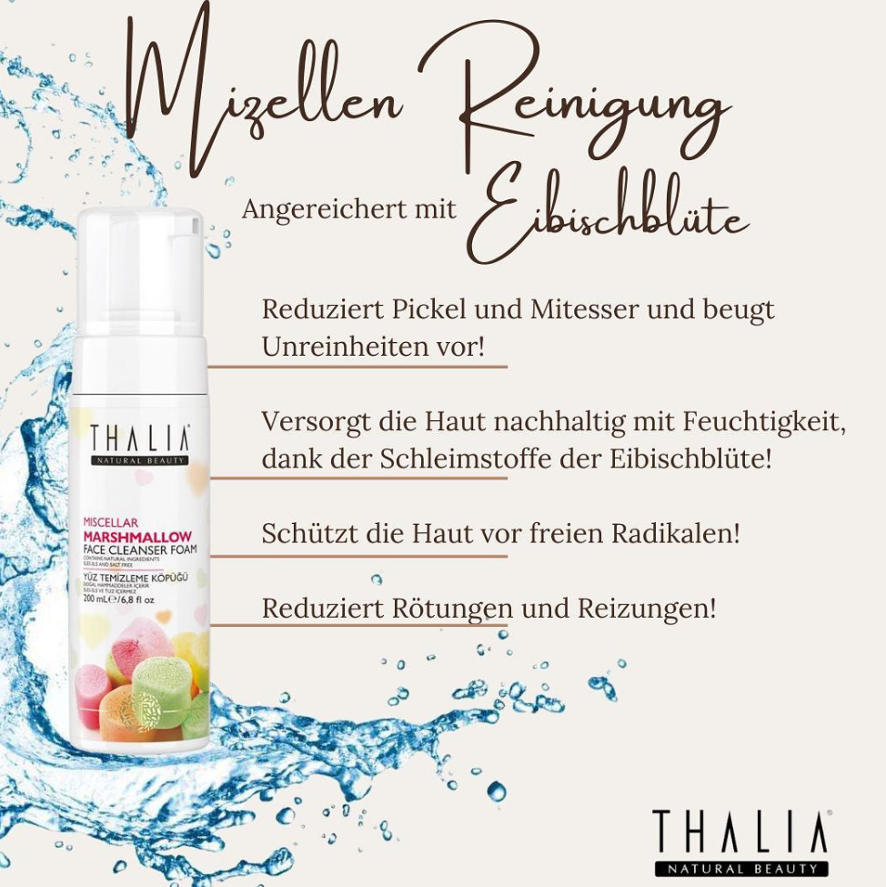 Marshmallow Mizellen Gesichtsreinigungsschaum 200ml