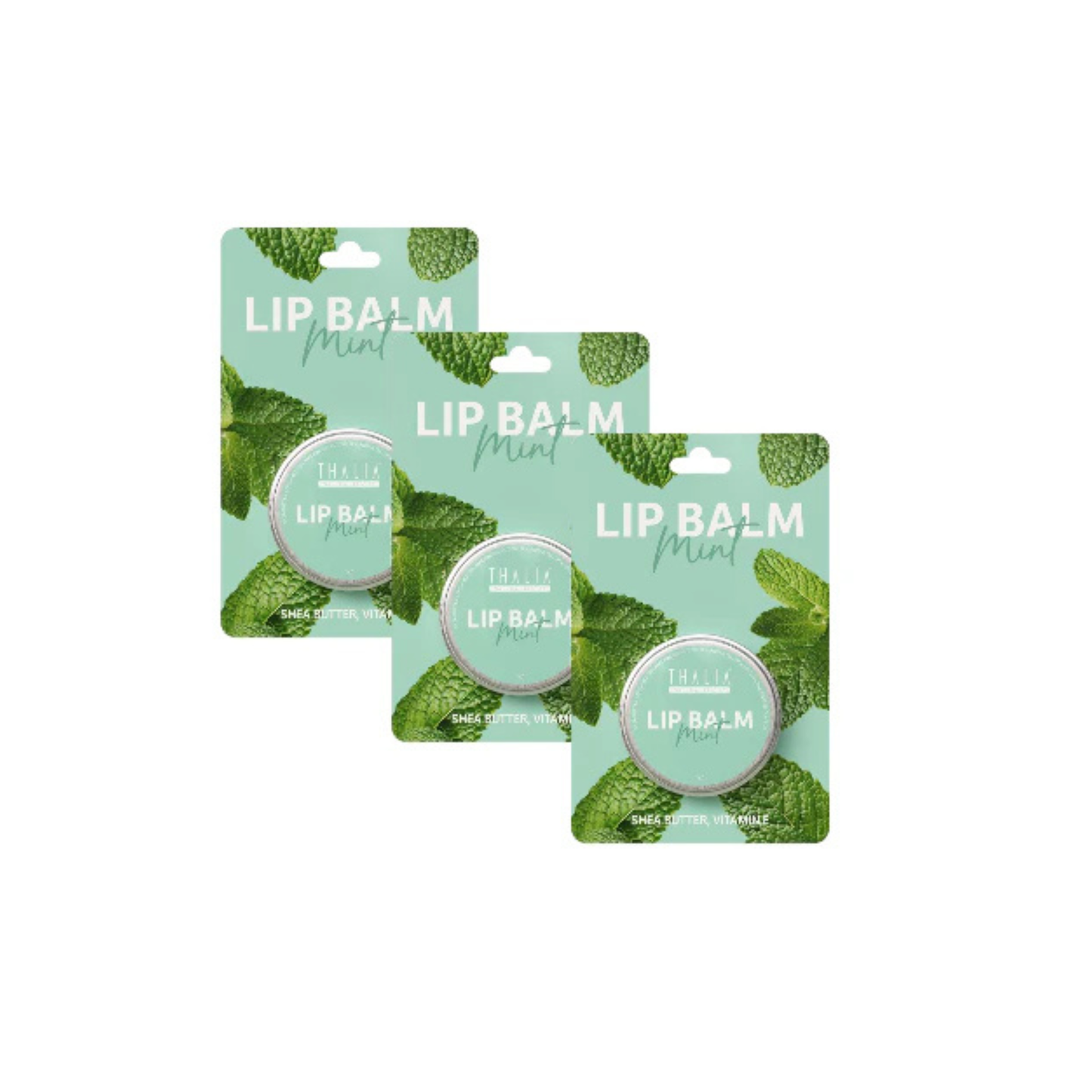 SparSet - 3x Lip Balm - Mint (Intensive Moisturizing) à 12g