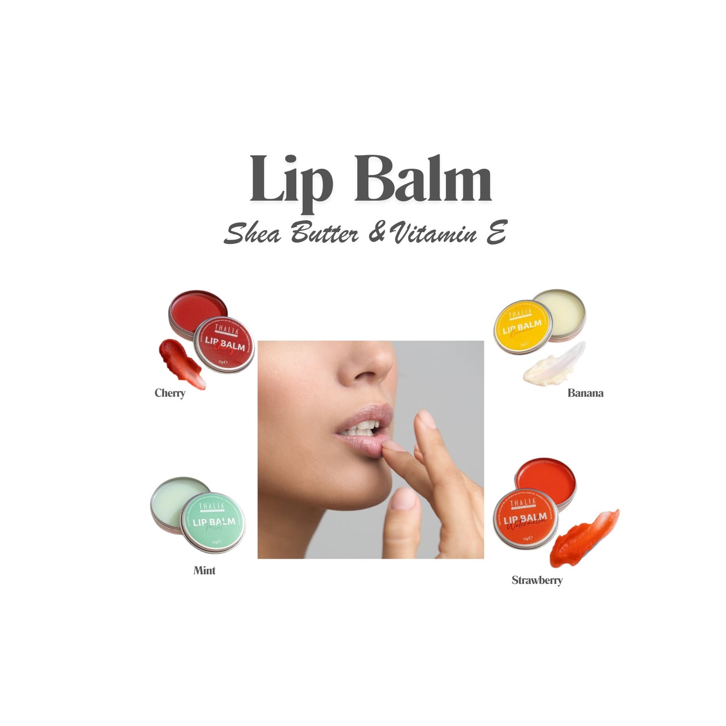 SparSet - 3x Lip Balm - Mint (Intensive Moisturizing) à 12g