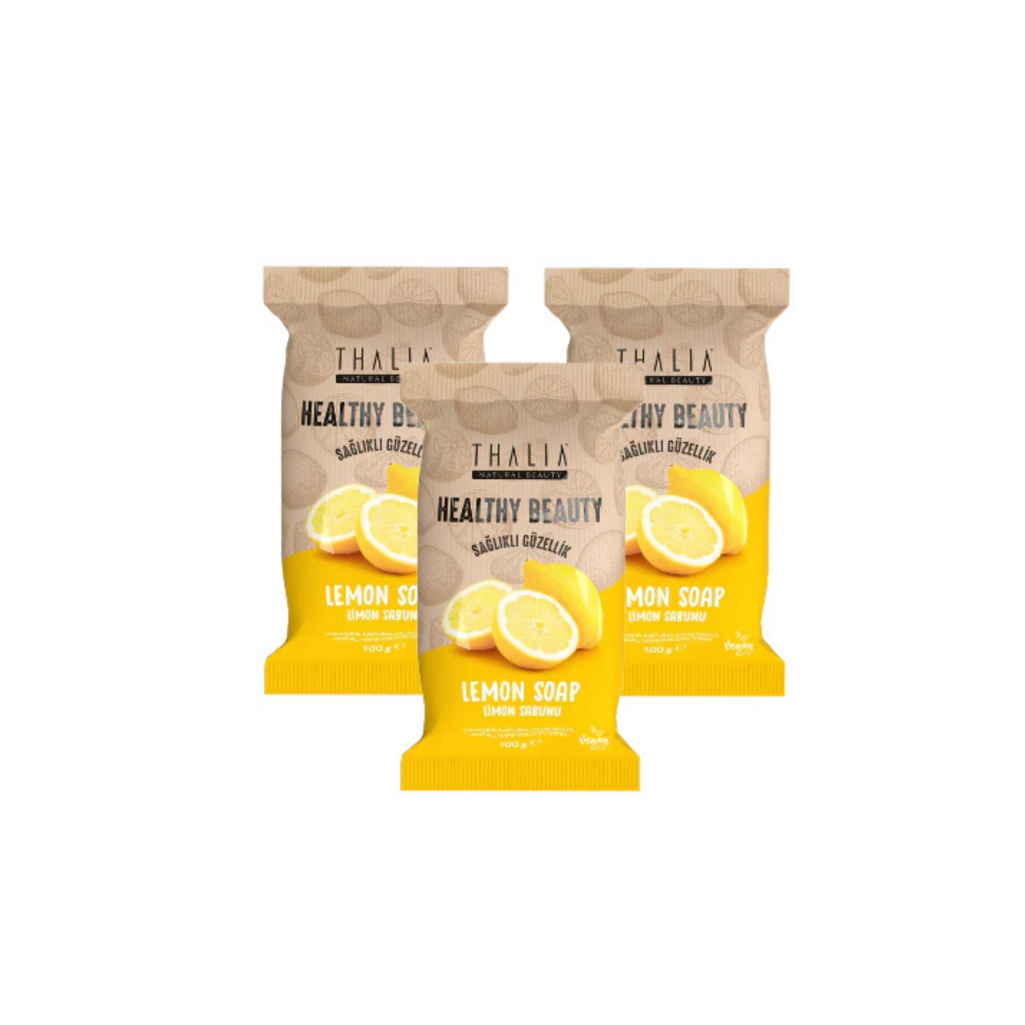 SparSet - 3x Health & Beauty Zitronen Seife à 100g