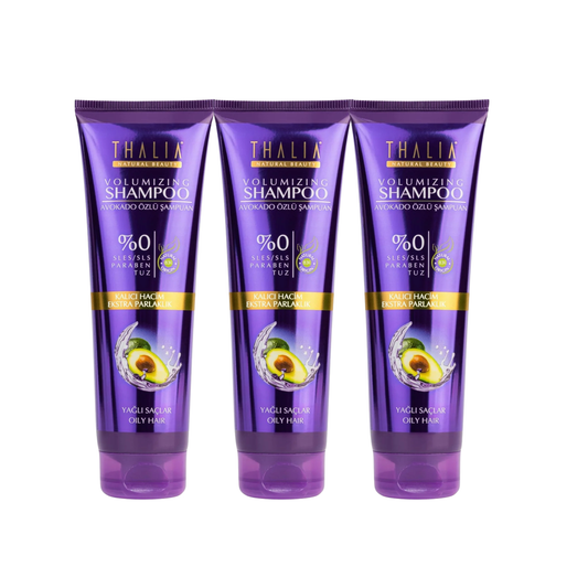 SparSet - 3x  Avocado - Avocado 3D Volumen Shampoo für fettige Haare