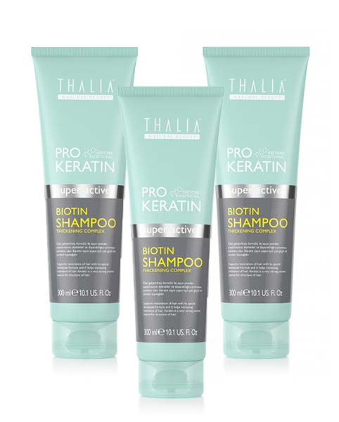 SparSet - 3x PRO-KERATIN Biotin Shampoo à 300ml (=900ml)